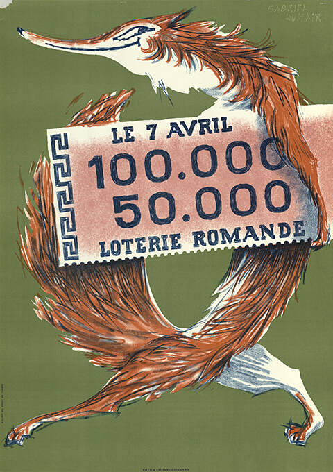 Le 7 avril, 100'000, 50'000, Loterie Romande