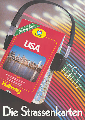 USA, High Fidelity, Die Strassenkarten, Hallwag