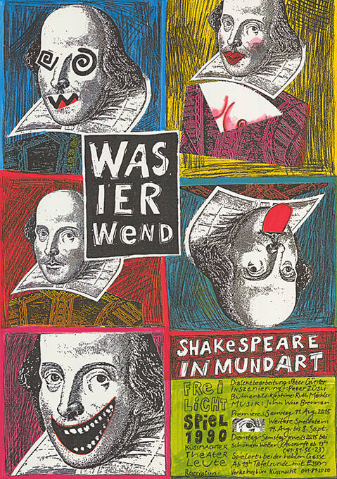 Was ier wend, Shakespeare in Mundart, Freilichtspiel 1990, Küssnacht