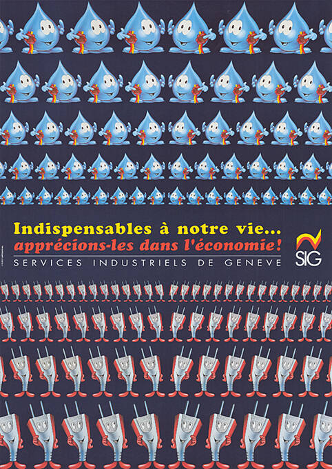 Indispensable à notre vie…, apprécions-les dans l’économie!, Services Industriels de Genève, SIG