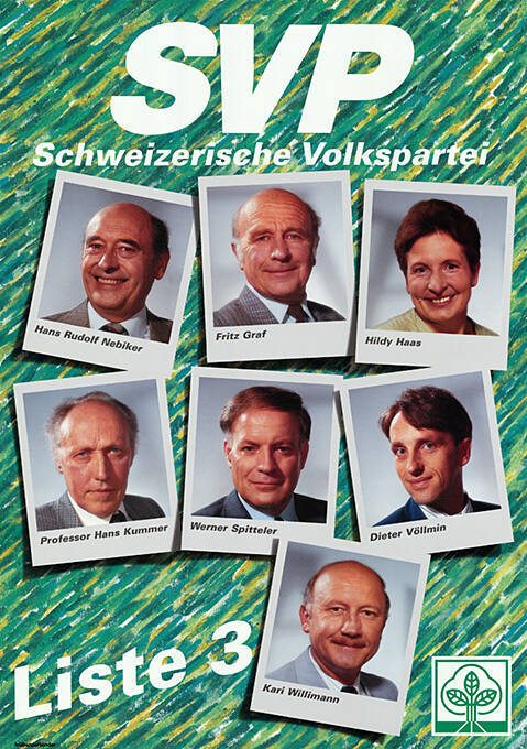 SVP, Schweizerische Volkspartei, Liste 3