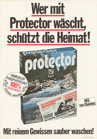 Wer mit Protector wäscht, schützt die Heimat!