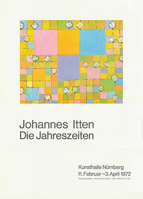 Johannes Itten, Die Jahreszeiten, Kunsthalle Nürnberg