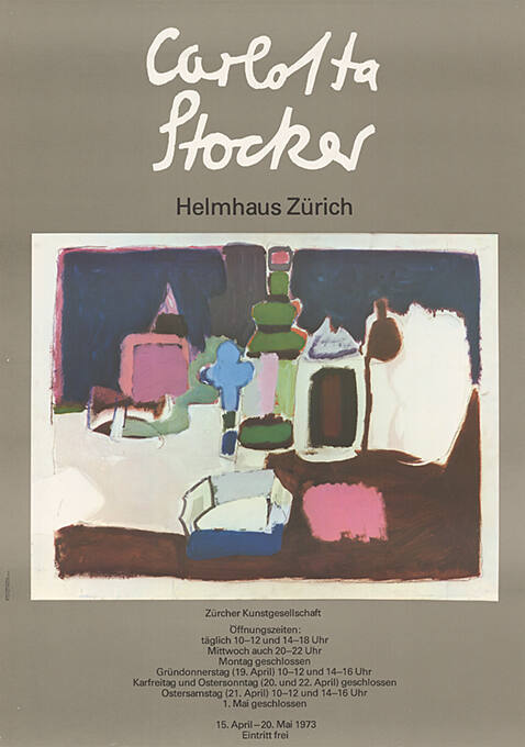 Carlotta Stocker, Helmhaus Zürich