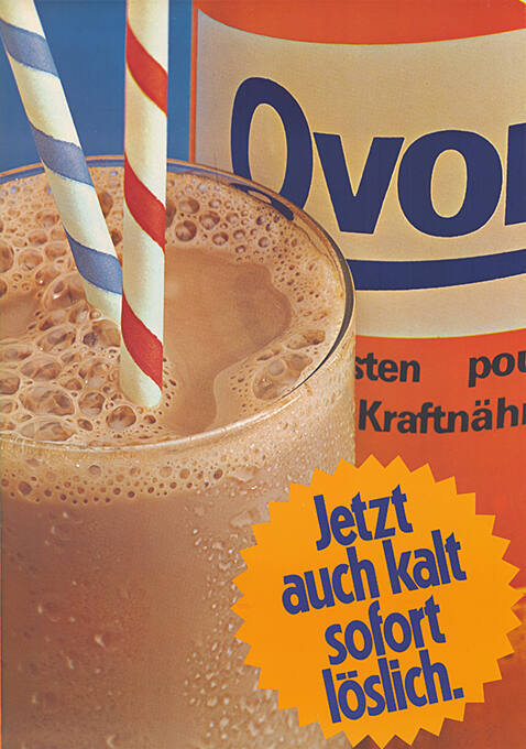 Ovomaltine, Jetzt auch kalt sofort löslich.