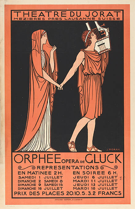 Orphée, Opéra de Gluck, Théâtre du Jorat, Mézières près Lausanne, Suisse