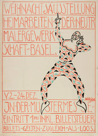 Weihnachtsausstellung, Heimarbeiten der neutr. Malergewerkschaft Basel