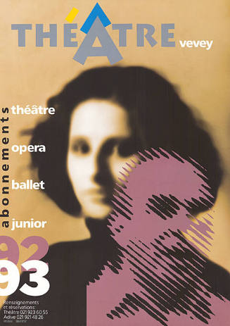 Théâtre Vevey, Abonnements, Théâtre, Opera, Ballet, Junior, 92/93