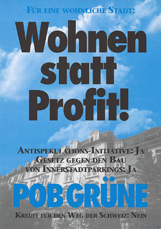 Wohnen statt Profit! POB Grüne