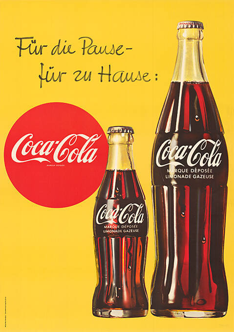 Für die Pause – für zu Hause: Coca-Cola