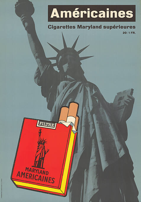 Américaines, Cigarettes Maryland supérieures