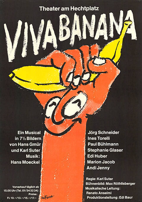 Viva Banana, Hans Gmür, Karl Suter, Hans Moeckel, Theater am Hechtplatz