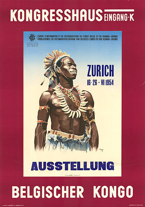 Belgischer Kongo, Ausstellung, Kongresshaus Zürich