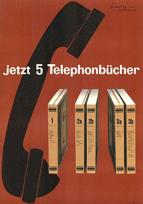 Jetzt 5 Telephonbücher