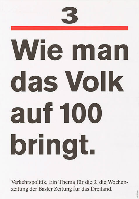 3, Wie man das Volk auf 100 bringt.