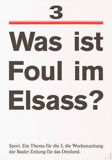 3, Was ist Foul im Elsass?