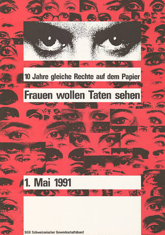 10 Jahre gleiche Rechte auf dem Papier, Frauen wollen Taten sehen, 1. Mai 1991