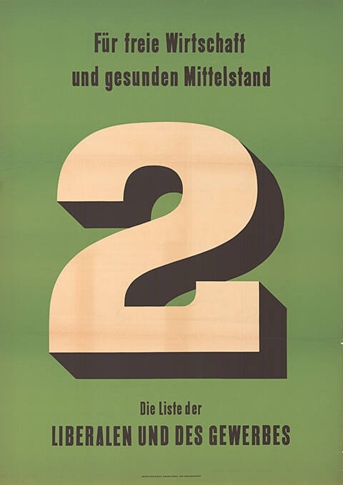 Für freie Wirtschaft und gesunden Mittelstand, 2, Die Liste der Liberalen und des Gewerbes