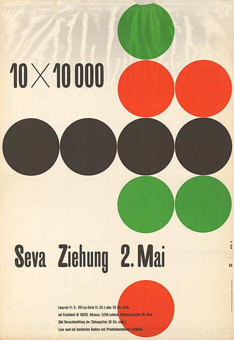 10 × 10 000, Seva, Ziehung 2. Mai