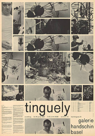 Tinguely, Galerie Handschin, Basel