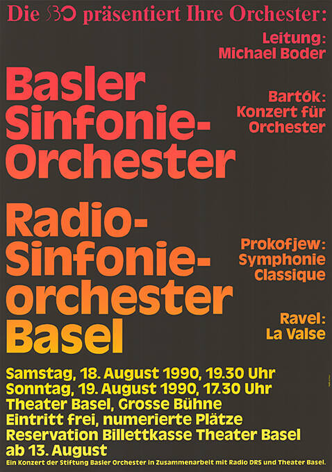 Stiftung Basler Orchester, Basel