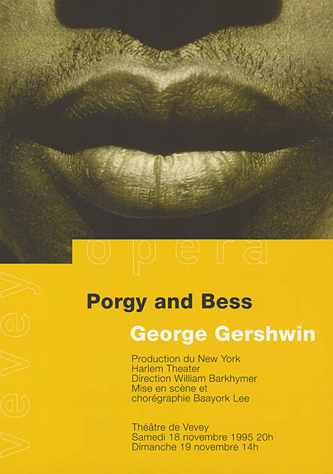 Porgy and Bess, George Gershwin, Théâtre de Vevey