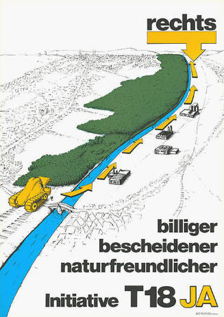 Rechts, billiger, bescheidener, naturfreundlicher, Initiative T18 Ja