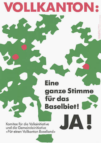 Vollkanton: Eine ganze Stimme für das Baselbiet! Ja!