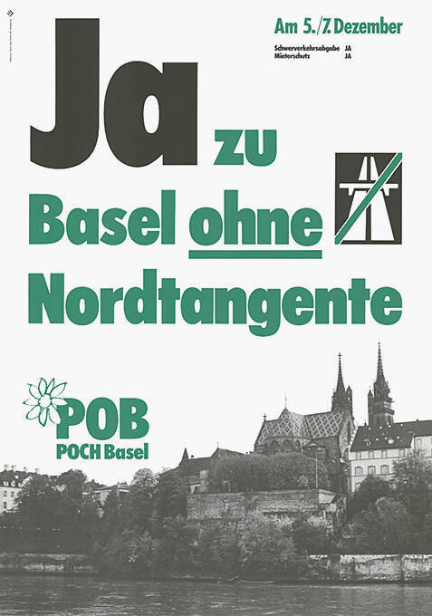 Ja zu Basel ohne Nordtangente, POB, POCH Basel