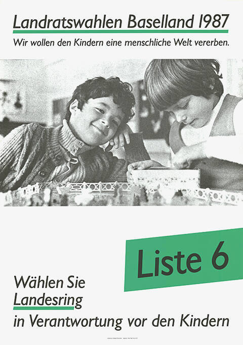 Landratswahlen Baselland 1987, Wählen Sie Landesring, Liste 6