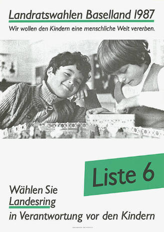 Landratswahlen Baselland 1987, Wählen Sie Landesring, Liste 6