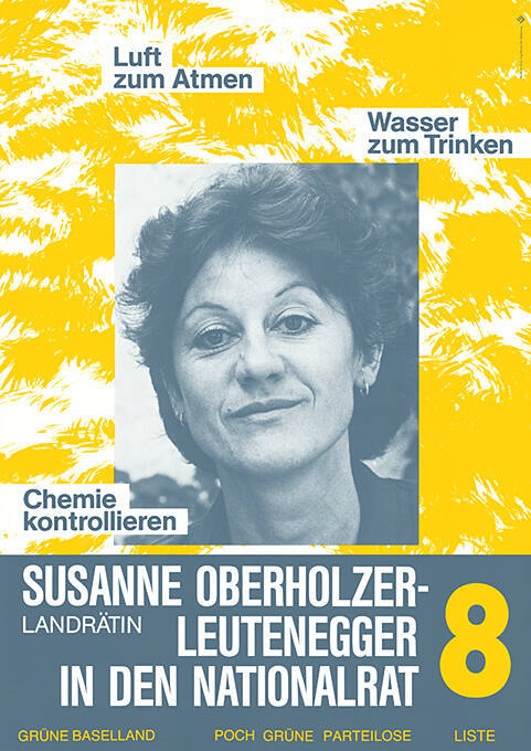 Susanne Oberholzer-Leutenegger in den Nationalrat, Liste 8