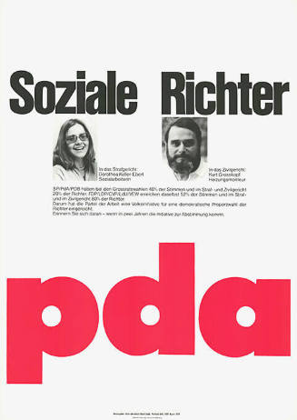 PdA, Soziale Richter, Dorothea Keller, Kurt Grosskopf