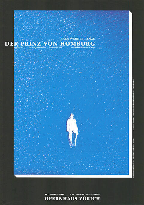 Der Prinz von Homburg, Hans Werner Henze, Opernhaus Zürich