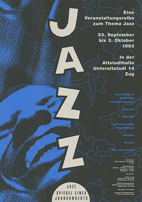 Jazz, Spiegel eines Jahrhunderts, Altstadthalle, Zug