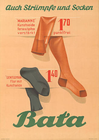 Auch Strümpfe und Socken, Bata