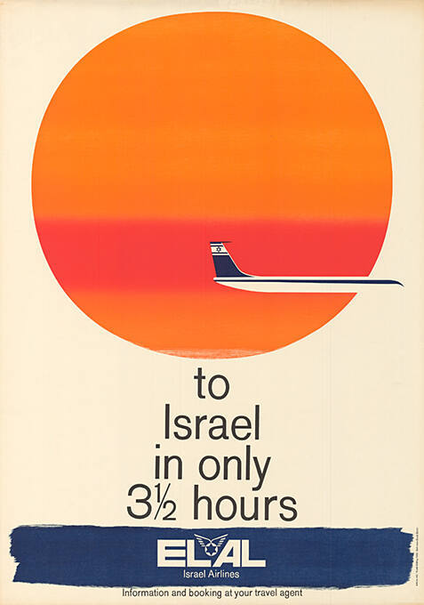 To Israel in only 3½ hours, EL AL