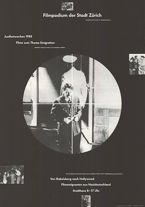 Junifestwochen 1988, Filme zum Thema Emigration, Filmpodium der Stadt Zürich