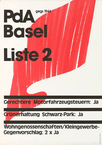 Gerechtere Motorfahrzeugsteuern: Ja, Grünerhaltung Schwarz-Park: Ja, Wohngenossenschaften/Kleingewerbe-Gegenvorschlag: 2 x Ja