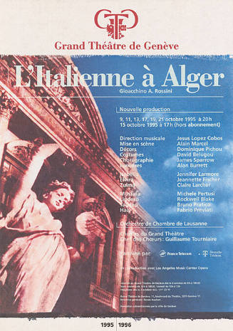 L’Italienne à Alger, Gioacchino Rossini, Grand Théâtre de Genève