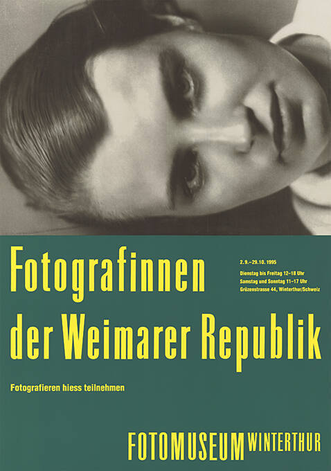 Fotografinnen der Weimarer Republik, Fotomuseum Winterthur