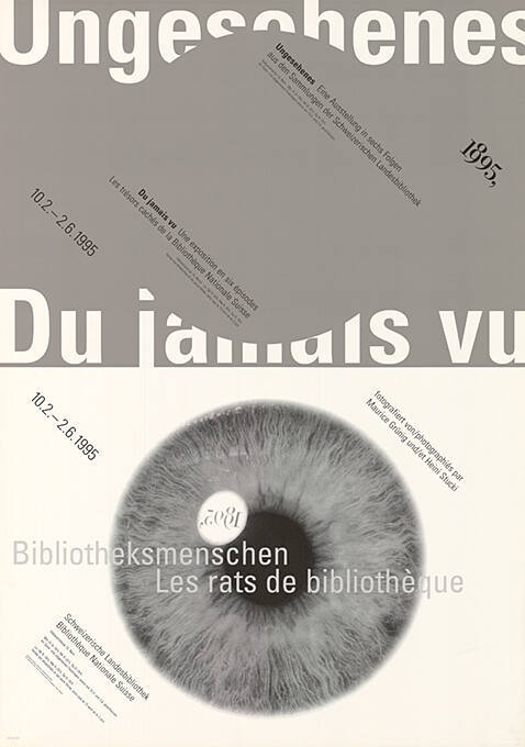 Ungesehenes, Du jamais vu, Bibliotheksmenschen, Les rats de bibliothèque, Schweizerische Landesbibliothek, Bibliothèque Nationale Suisse