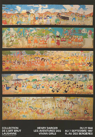 Henry Darger, Les aventures des Vivian Girls, Collection de l’art brut, Lausanne