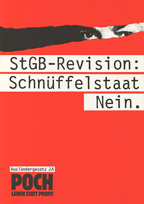 SGB-Revision: Schnüffelstaat Nein. POCH