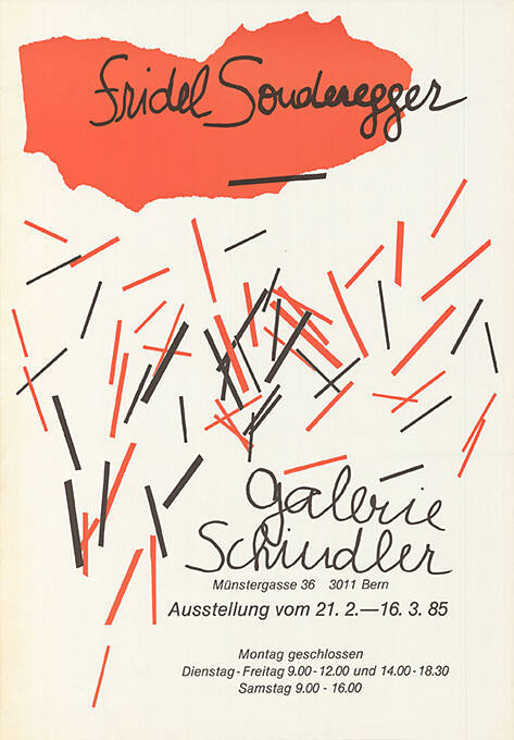 Fridel Sonderegger, Galerie Schindler