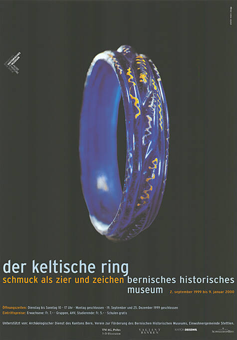 Der keltische Ring, Schmuck als Zier und Zeichen, Bernisches Historisches Museum