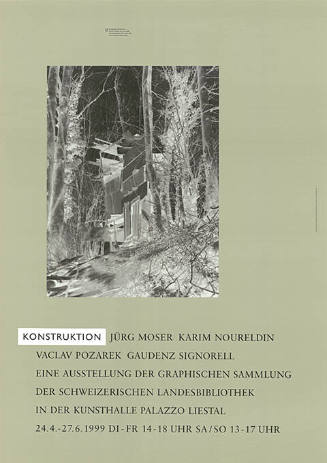 Konstruktion, Ausstellung der graphischen Sammlung der schweizerischen Landesbibliothek, Kunsthalle Palazzo Liestal