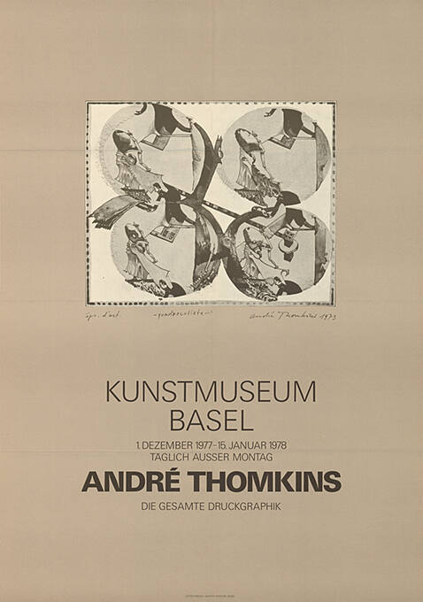 André Thomkins, Die gesamte Druckgraphik, Kunstmuseum Basel