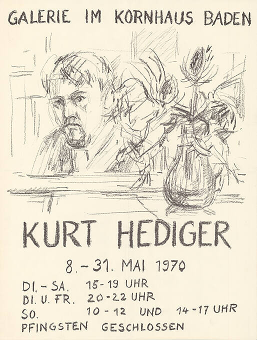 Kurt Hediger, Galerie im Kornhaus Baden