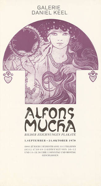 Alfons Mucha, Galerie Daniel Keel, Zürich